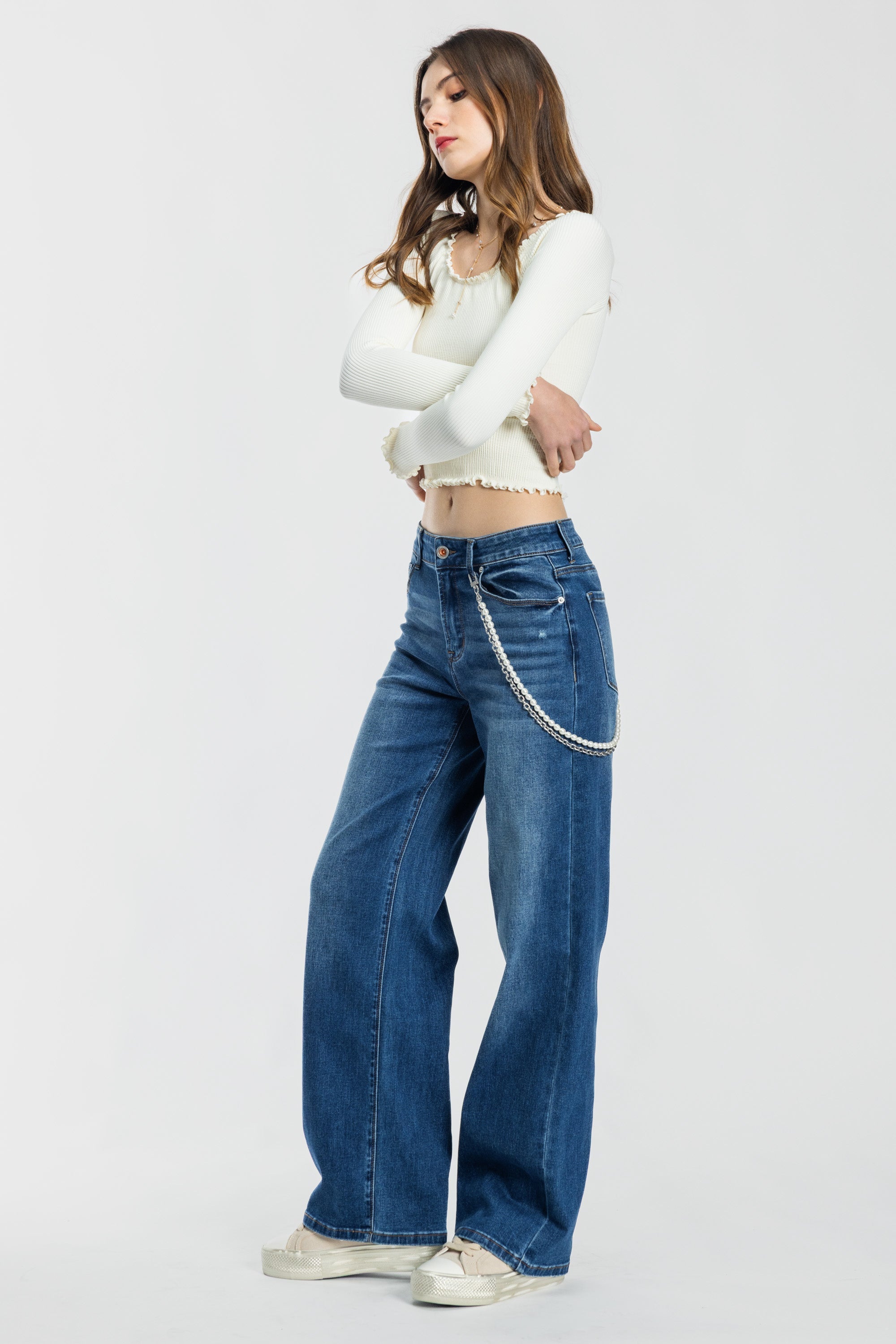 High Rise Wide Leg