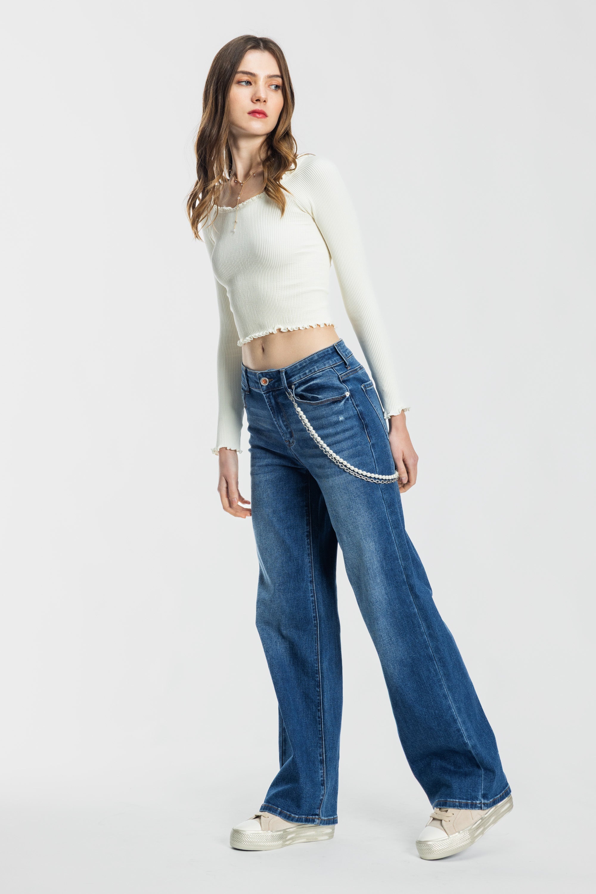 High Rise Wide Leg