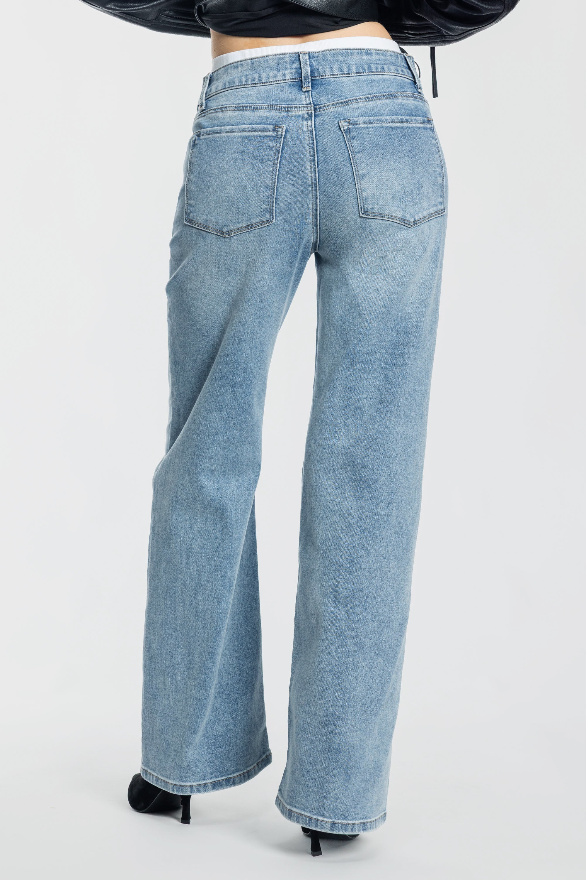 High Rise Wide Leg