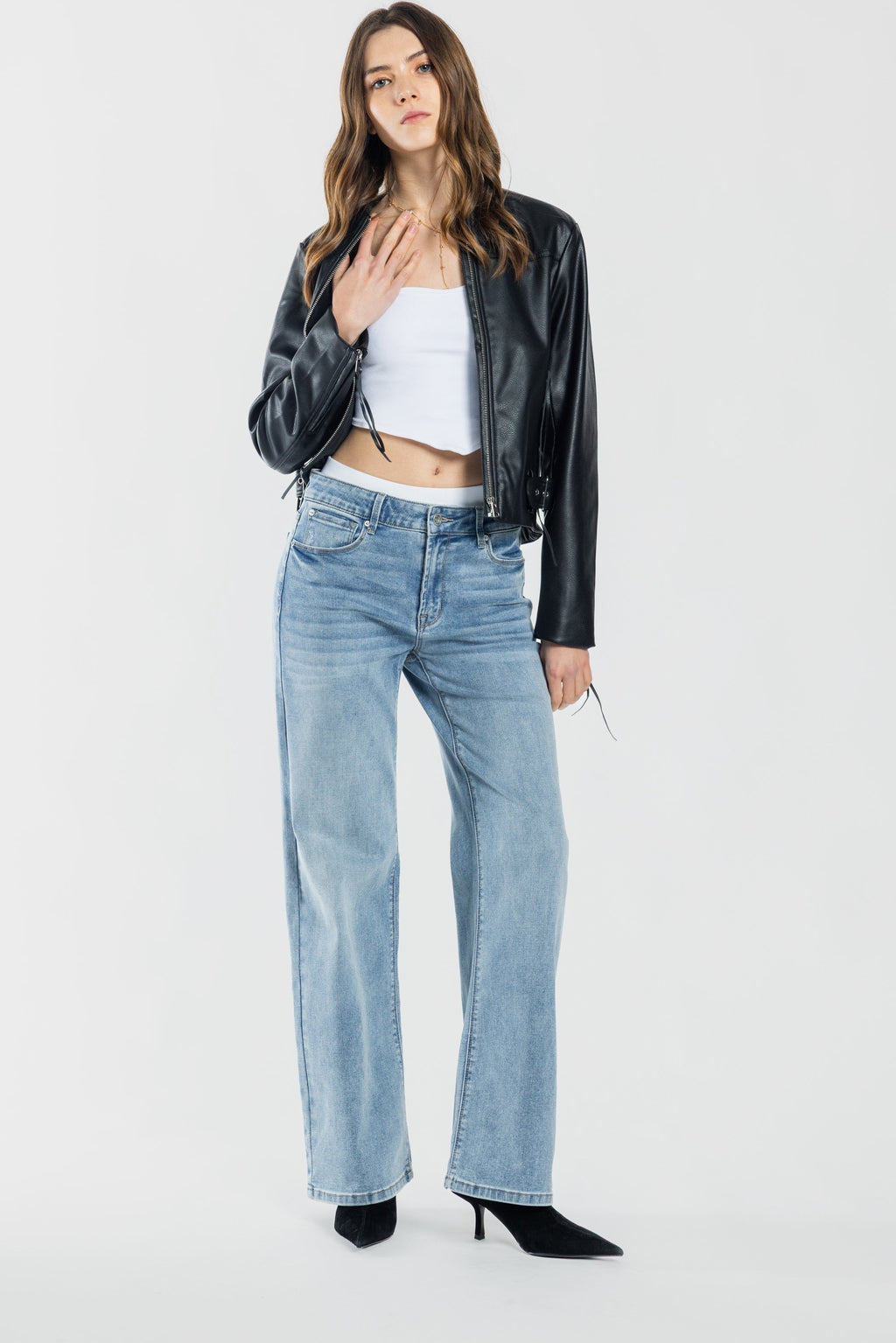 High Rise Wide Leg