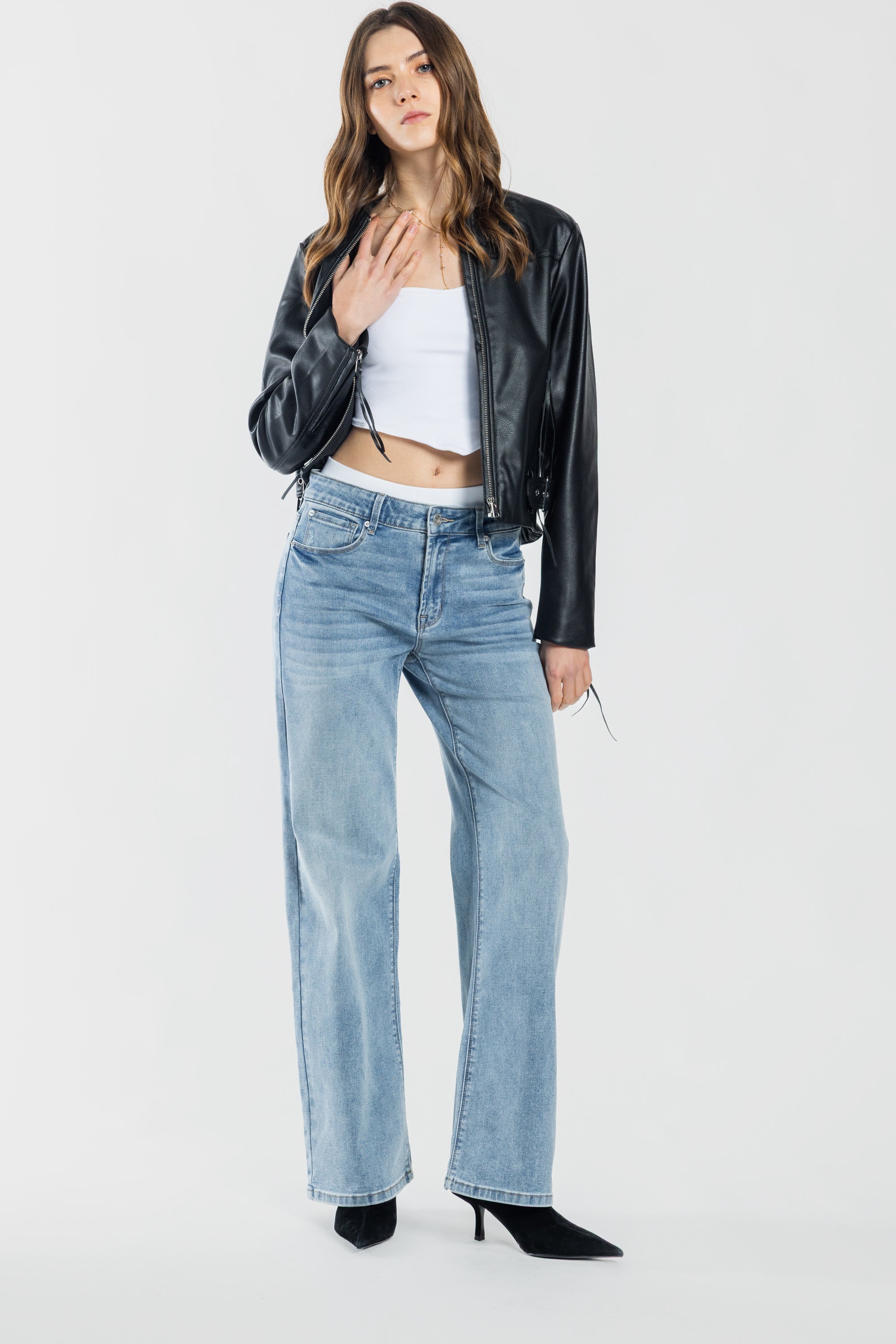 High Rise Wide Leg